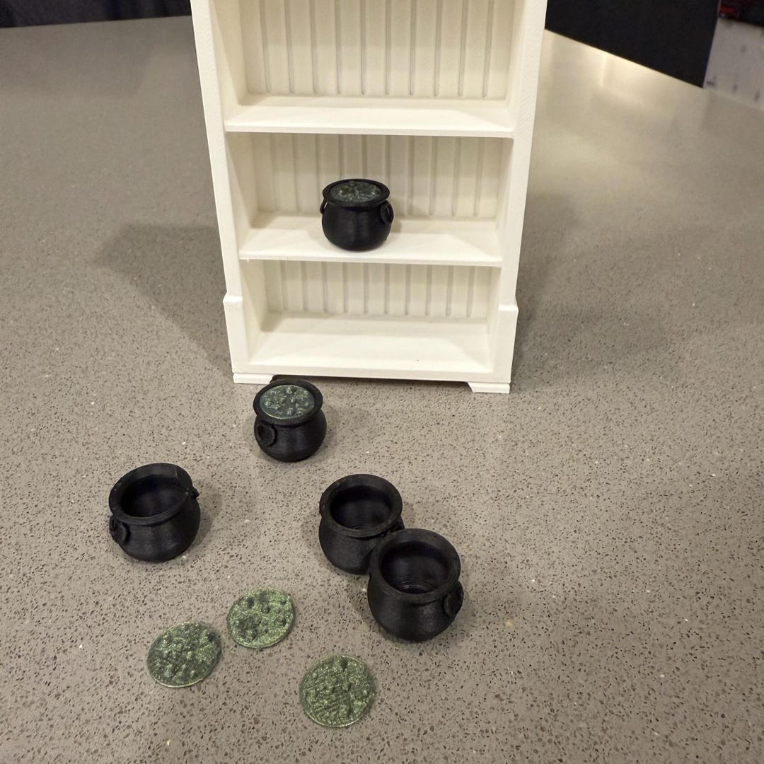 Mini Cauldron Bulk Packs Bookshelf Decor Cute Spooky Decor - Etsy