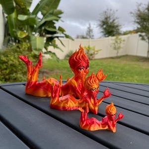 Fire Sprite | Book Shelf Decor | Fantasy
