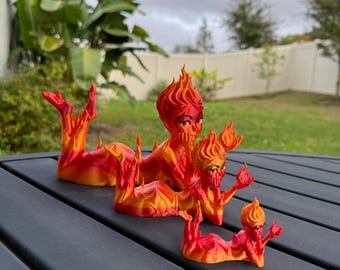 Fire Sprite | Book Shelf Decor | Fantasy