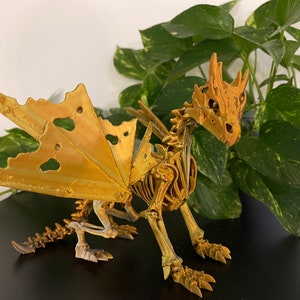 3D Print WraithWing Dragon Customizable Choose your own Color Bookself Decor Fidget Toy Gift