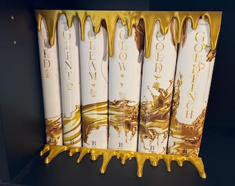 Dripping Book Overhang and Bottom Drip - Bookshelf Decor Bookish Merch - UPDATED SIZING OPTIONS