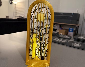 Golden Girl Tealight Book Nook | Bookshelf Decor