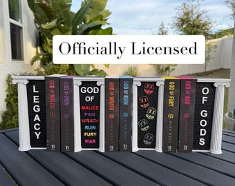 Legacy Of Gods Book Nook Set | Officially Licensed | Rina Kent | Bookshelf Decor | Bookish Merch