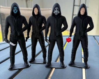 Hooded Masked Figure | Bookshelf Shelf Decor