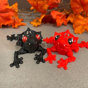 Count Frogula Vampire Frog 3D Print Halloween Decor