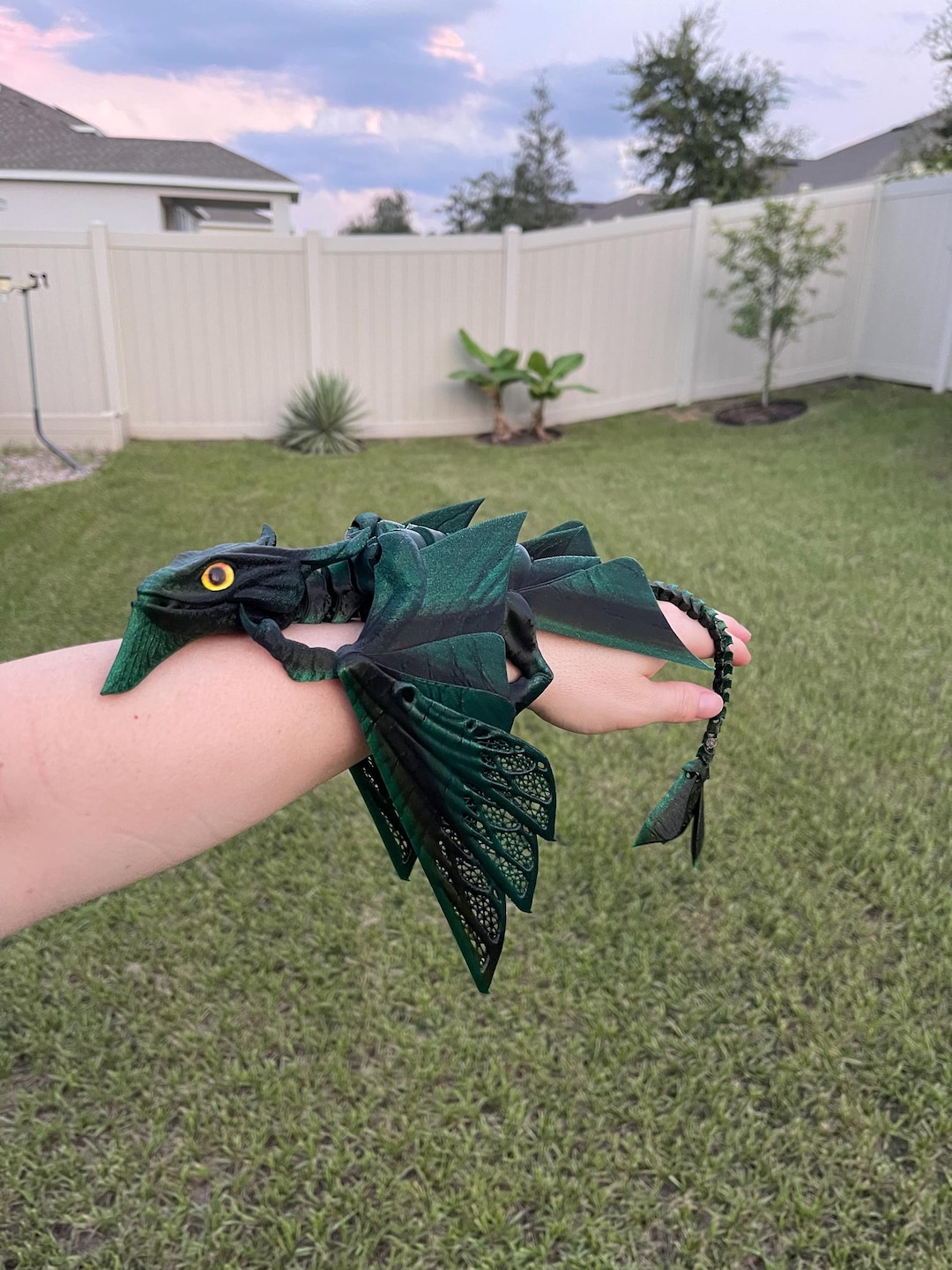 Lizard Dragon 3D Print Articulating Customizable You Choose Color - Etsy