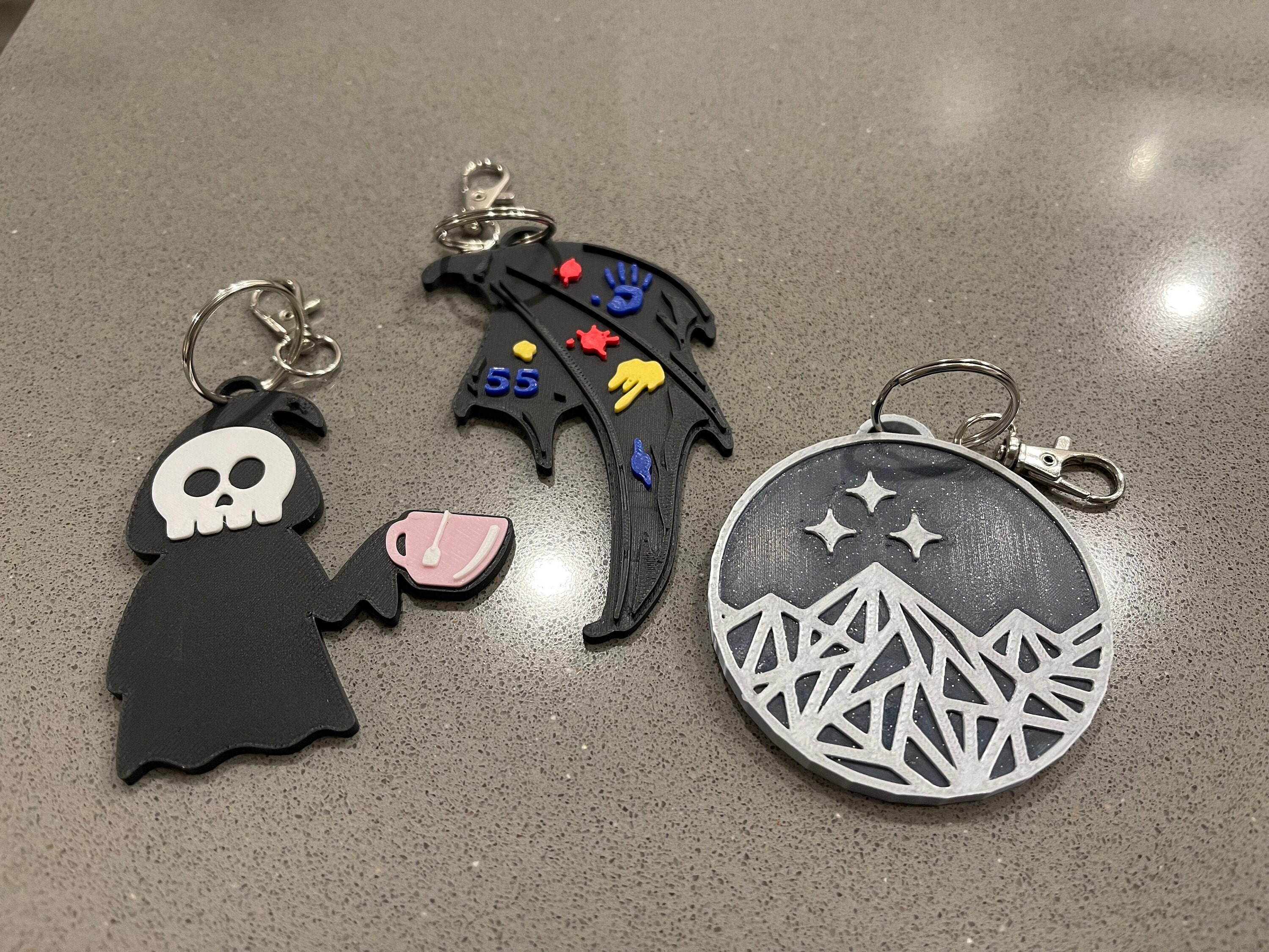 Bookish Inspired 3D Print Keychains - Etsy
