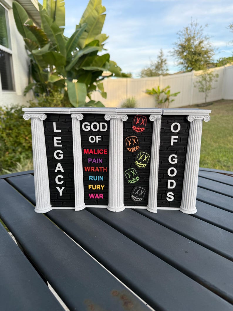 Legacy Of Gods Book Nook Set | Officially Licensed | Rina Kent | Bookshelf Decor | Bookish Merch image 19