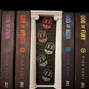 Legacy Of Gods Book Nook Set | Officially Licensed | Rina Kent | Bookshelf Decor | Bookish Merch Mask Nook Only