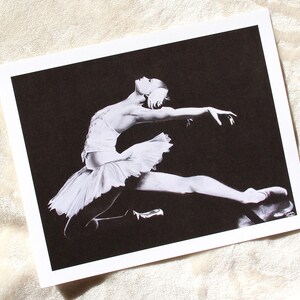 Ballerina Art Print, The Dying Swan Art Print, Ballerina Art Print