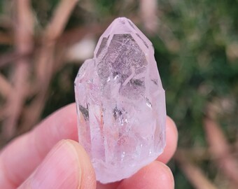 Brandberg Namibian Amethyst Ring Reiki Infused Mineral Made to Order Stone Healing Crystal 999 Fine Silver .14k Gold Option Goboboseb