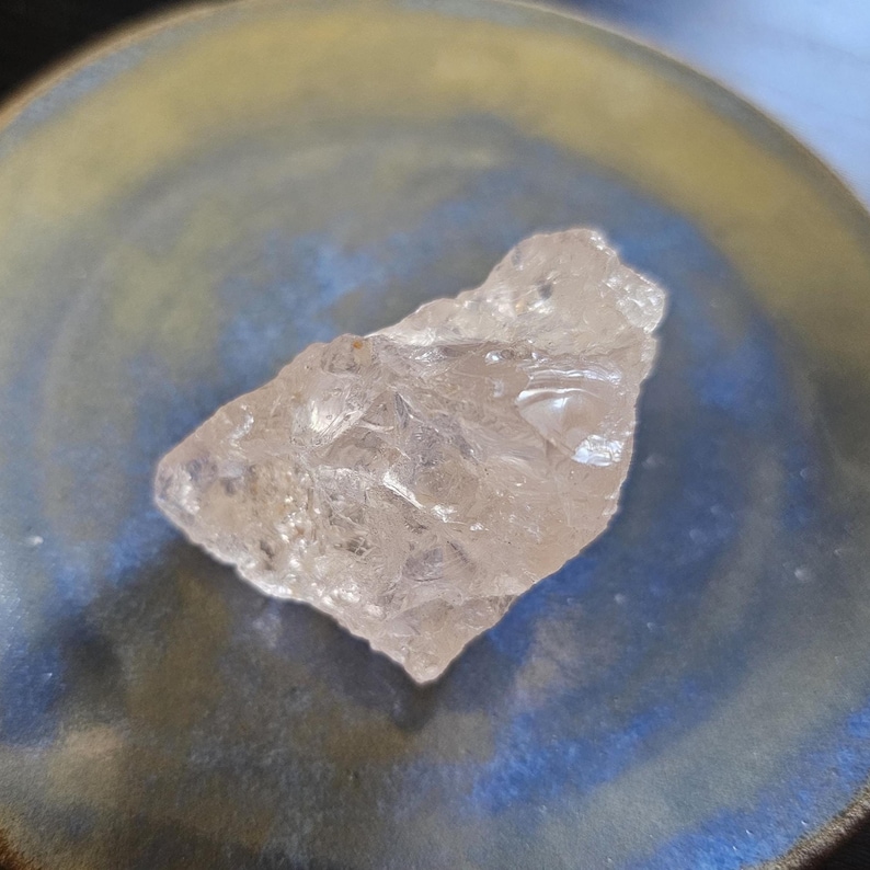 Gorgeous Gemmy Pink Etched Morganite Gemstone/Rare Genuine Natural Color Morganite Pink Beryl Higher Heart Healing Crystal 62g 2.5"