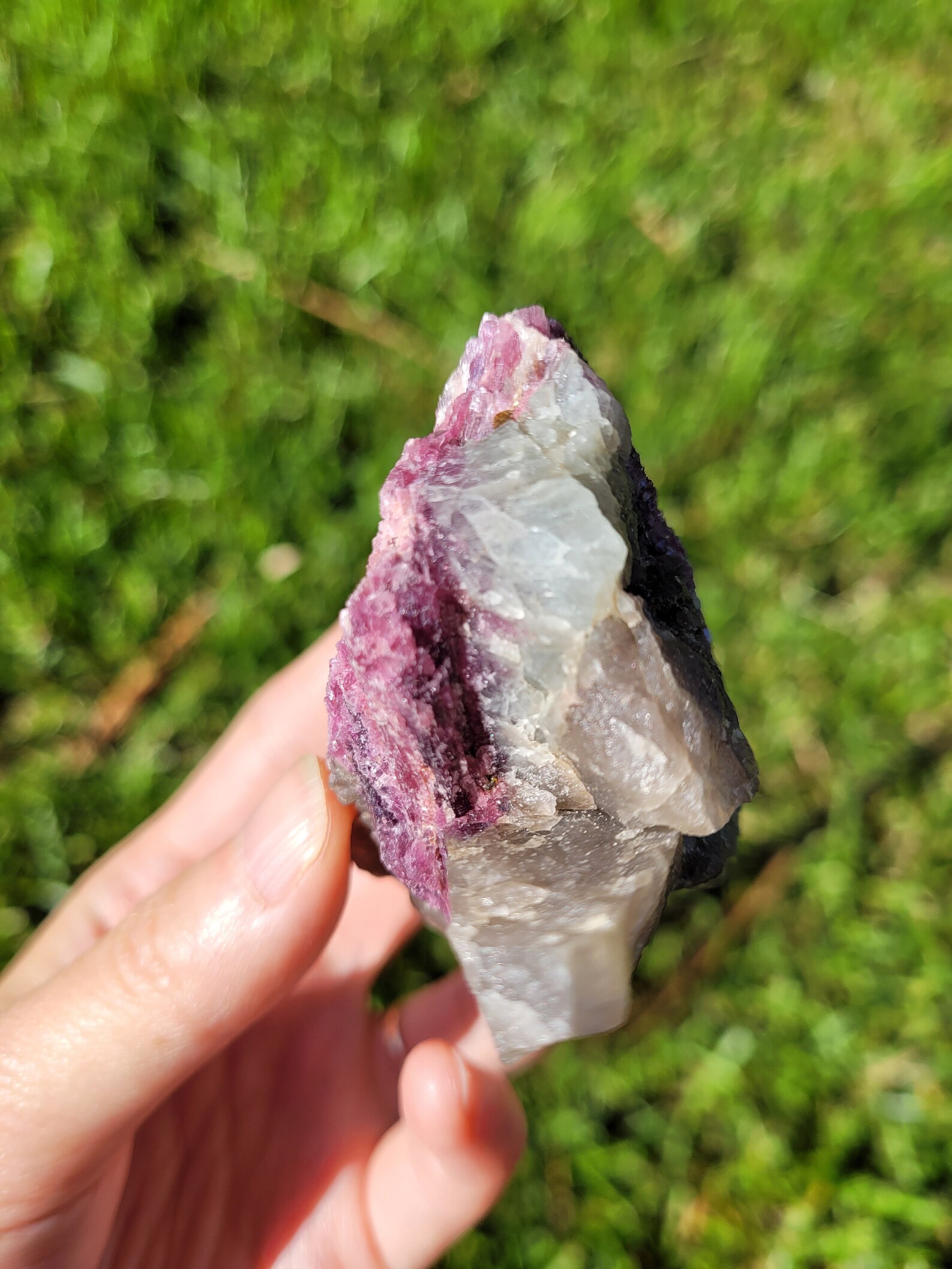 Unique Citrine With Lepidolite Pink Tourmaline Blue Albite Specimen ...