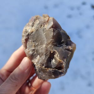 Exceptionally Rare Natural Color Rough Purple Chalcedony Madagascar/High Vibration Emotional Healing Stone 69g 2 5/8"×2"