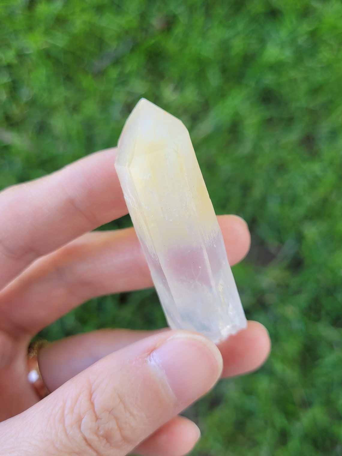 Ultra Rare Colombian Mango Quartz Crystal Halloysite Quartz Etsy