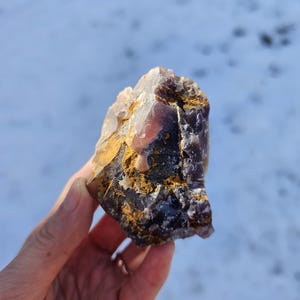 Exceptionally Rare Natural Color Rough Purple Chalcedony Madagascar/High Vibration Emotional Healing Stone 69g 2 5/8"×2"