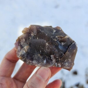 Exceptionally Rare Natural Color Rough Purple Chalcedony Madagascar/High Vibration Emotional Healing Stone 69g 2 5/8"×2"