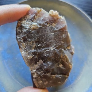 Exceptionally Rare Natural Color Rough Purple Chalcedony Madagascar/High Vibration Emotional Healing Stone 69g 2 5/8"×2"