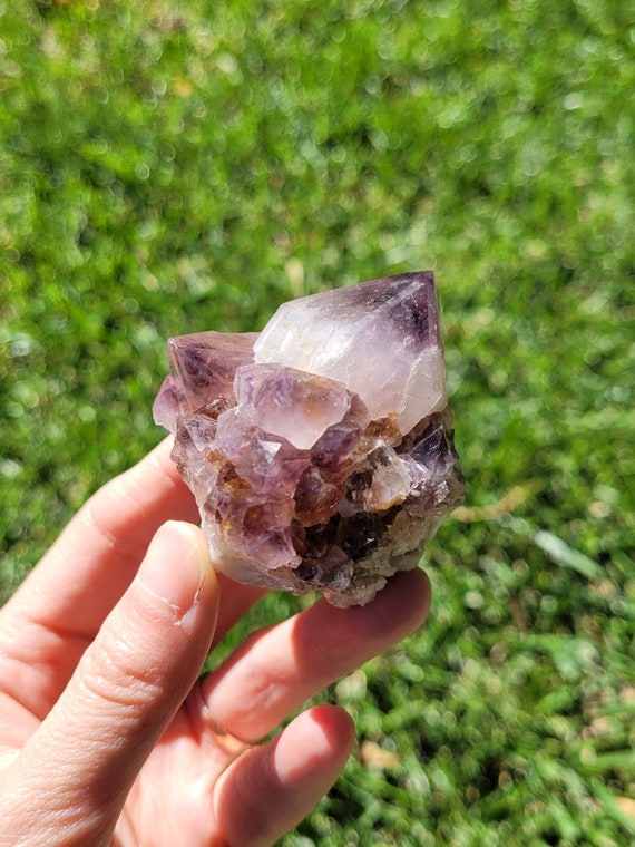 RARE! DEEP Purple Phamtom Quartz munimoro.gob.pe