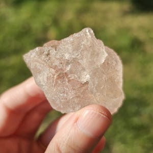 Gorgeous Gemmy Pink Etched Morganite Gemstone/Rare Genuine Natural Color Morganite Pink Beryl Higher Heart Healing Crystal 62g 2.5"