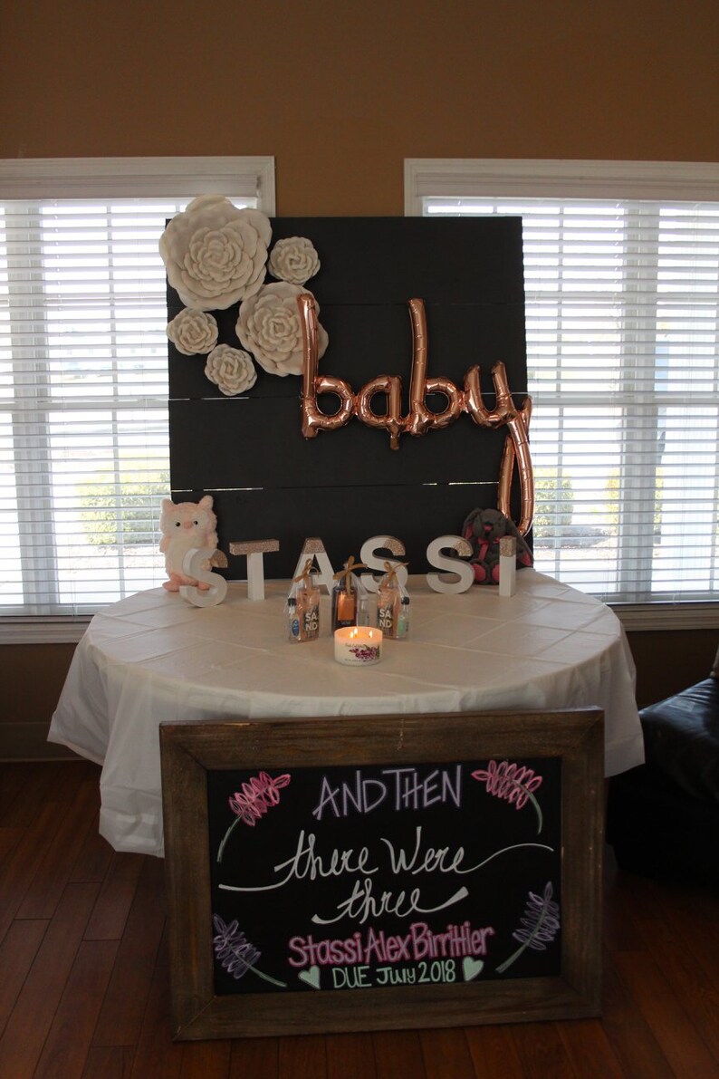 Baby Shower Chalkboard Etsy