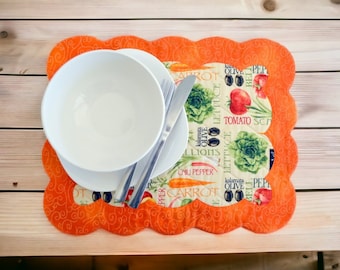 Modello di cucito per tovaglietta con bordo smerlato: design trapuntato reversibile (modello PDF)