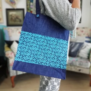 Beginner Bag Sewing Pattern Beginner Bag Pattern Shopping Bag Pattern Shopping Bag Sewing Pattern Easy Sewing Bag Pattern Market Bag Pattern image 4