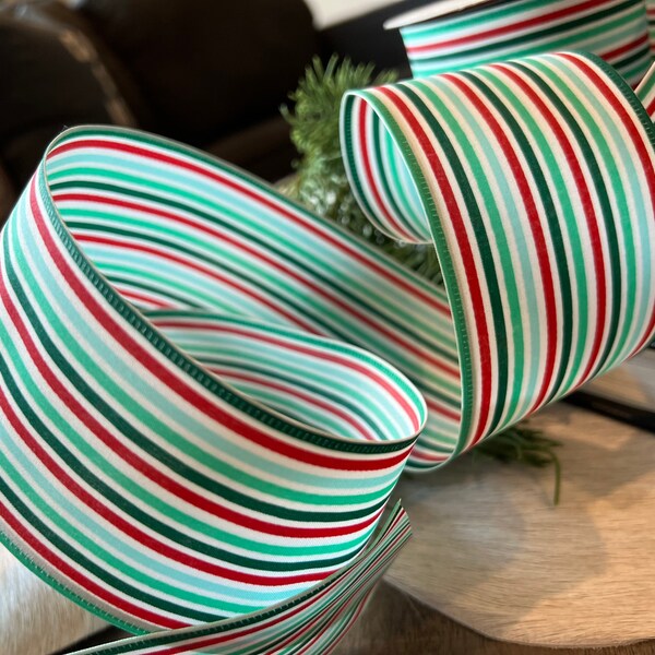Candy Stripe Ribbon - Etsy