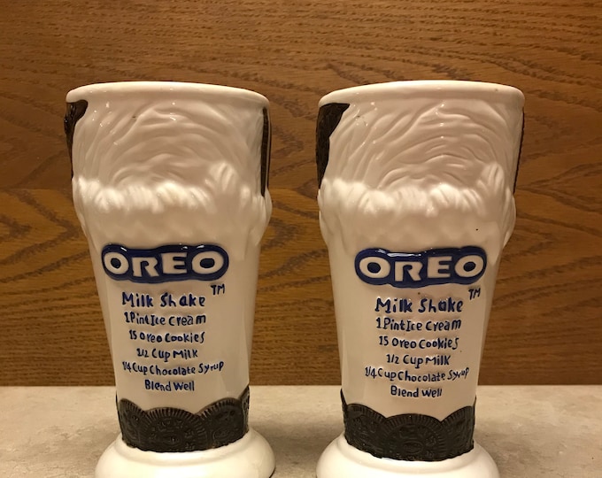 Oreo Milkshake Ceramic Glasses