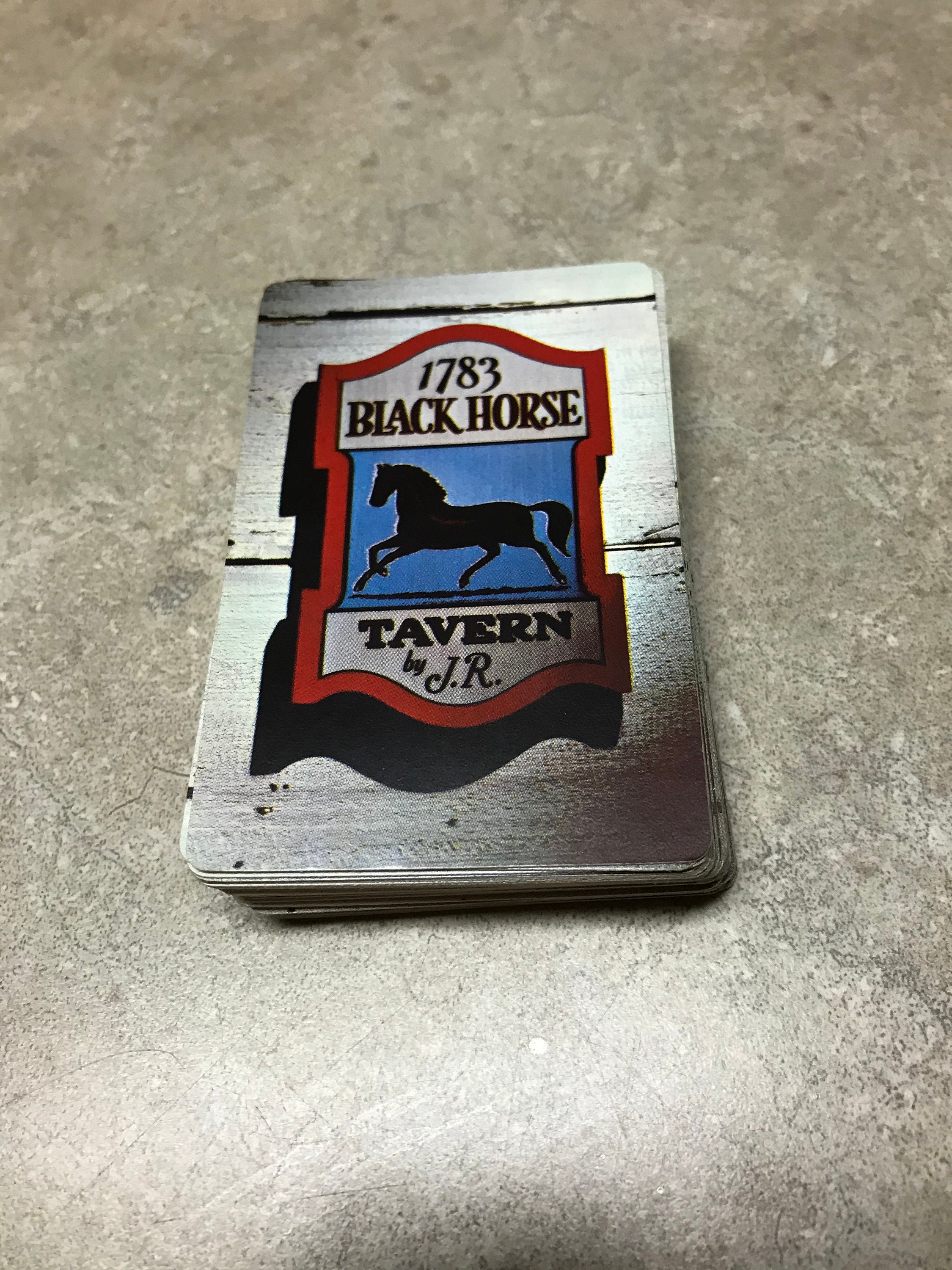 1783 Black Horse Tavern Playing Cards