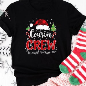 Christmas Cousin Crew Shirt, Cousin Crew Family Shirts, Funny  Cousin Crew Shirt, Group Christmas Tee