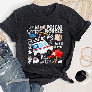 Postal Worker Shirt, Postal Carrier Worker Shirts, Mail Woman Shirt, Gift for Mail