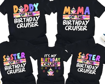 Birthday Cruise Squad Shirt, Custom Birthday Cruising Gift, Family Cruising Birthday, Birthday Cruise Crew Matching Birthday Cruise Shirt