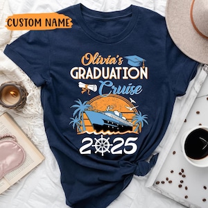 Personalized Graduation Cruise Squad Shirt, Grad Cruising Shirt,  Grad Cruise Trip 2025, Graduation Cruise Squad Shirt, Graduation Cruise