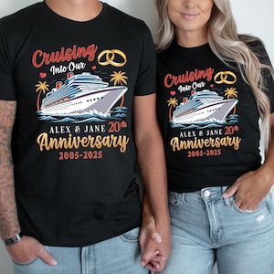 Custom Anniversary Shirt,  Anniversary Cruise Crew Shirt, Personalized Anniversary Shirts, Wedding Anniversary Gift, Couple Matching Shirts