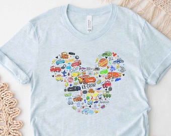 Cars Lightning McQueen Mickey Ears T-shirt Radiator Springs  Disneyland, Disney World Family Shirts, Adult, Kids, Toddler, Baby sizes