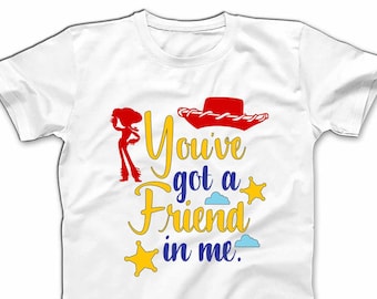 Toy Story Shirts You've Got A Friend In Me Jesse Disney Family Shirts Womens, Mens, Youth, Toddler & Infant Shirts
