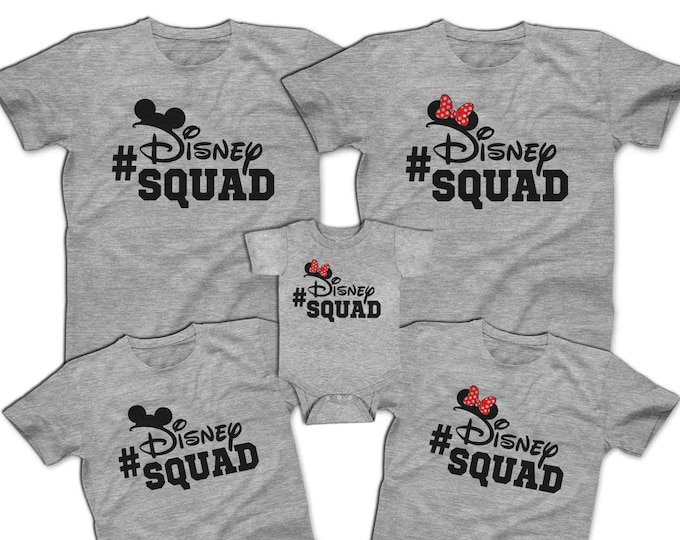 Disney Squad Shirt Disney Family Shirts Matching Disney Group Shirts Disney...