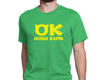 OK OOZMA KAPPA T-shirt Disney Cosplay T-shirt Monsters University Shirt Men's Women's & Youth (Kids) T-shirts