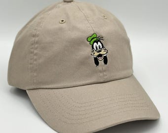 Gorra bordada de Goofy, adorable amigo de Mickey, Dippy Dawg, regalo para fanáticos, gorras ajustables para adultos, jóvenes y niños