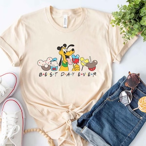 Pluto Dog Best Day Ever T-shirt Mickey Snacks Magic Kingdom, Disney Family Shirts, Adult, Youth, Toddler, Baby sizes