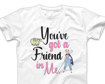 Toy Story Shirts You've Got A Friend In Me Bo Peep Disney Family Shirts Womens, Mens, Youth, Toddler & Infant Shirts