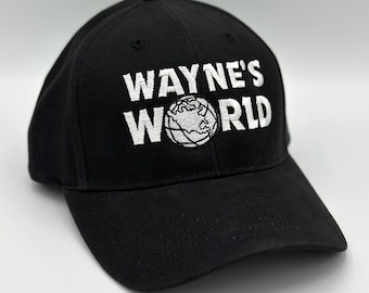 Chapeau brodé Wayne's World Déguisement d'Halloween Wayne Adulte Jeune Enfant casquettes réglables
