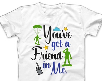 Toy Story Shirts You've Got A Friend In Me Army Men Disney Family Shirts Womens, Mens, Youth, Toddler & Infant Shirts