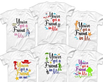Toy Story Shirts You've Got A Friend In Me Toy Story Characters Disney Family Shirts Womens, Mens, Youth, Toddler & Infant Shirts