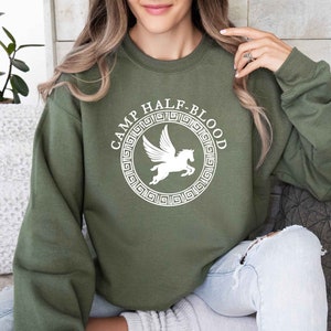 Camp Half Blood Sweatshirts, Greek Mythology, Camp Half Blood Shirt, Olympians, Heroes of Olympus, Demigods, Book Lover Gift, Cozy Sweater