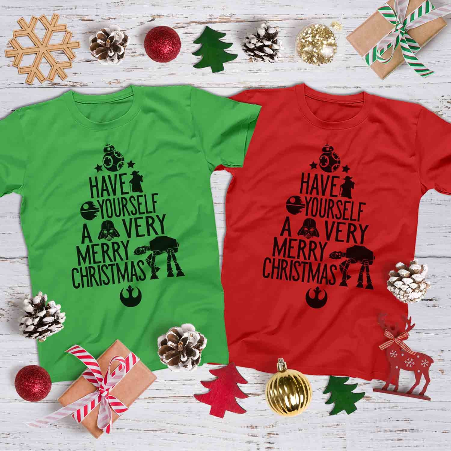 toevoegen aan Balling vijand Star Wars Have Yourself a Very Merry Christmas Shirts Disney - Etsy