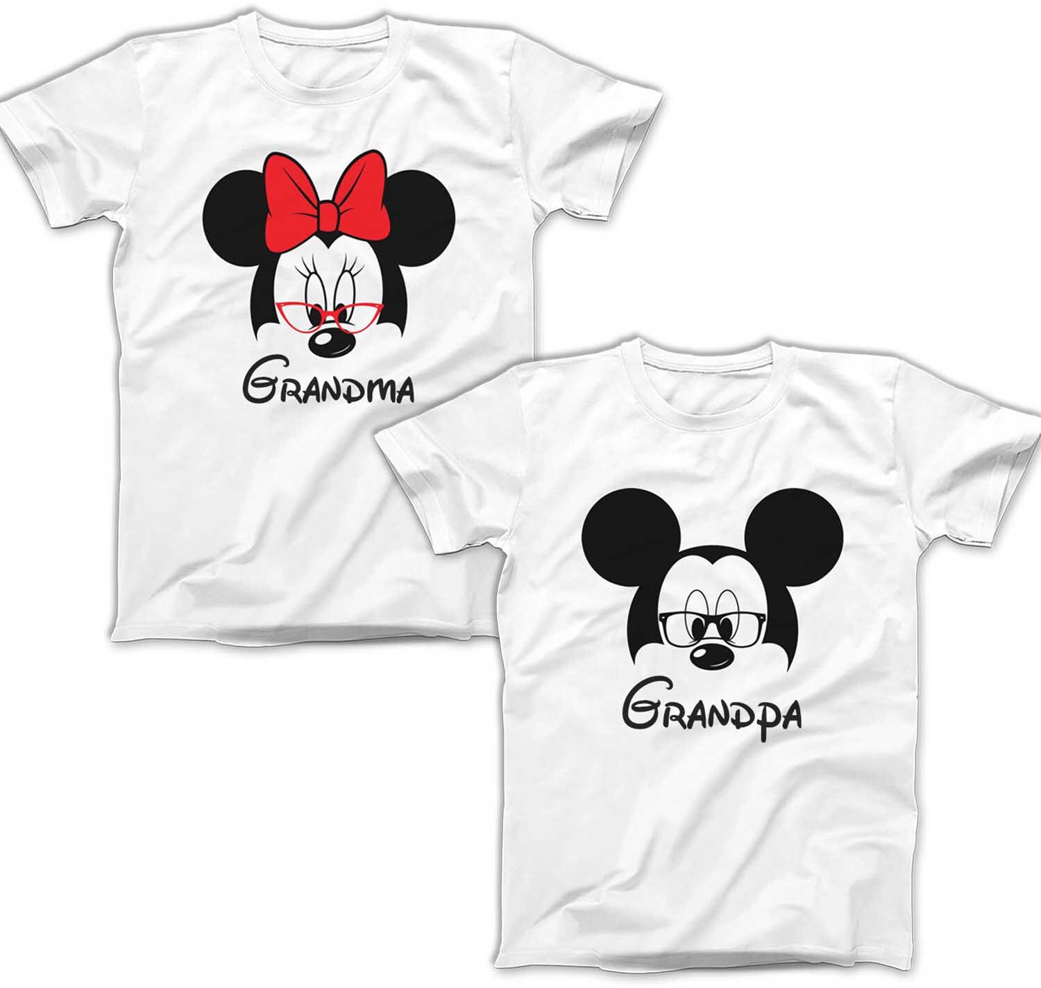 Mickey Grandpa Shirt Minnie Grandma 
