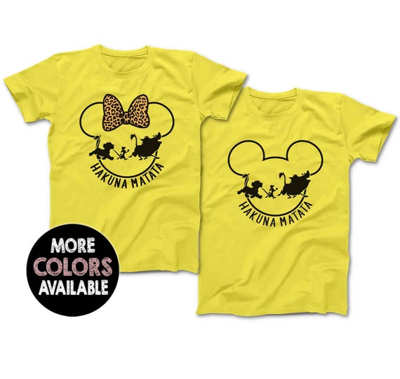 Hakuna Matata Shirt Disney Animal Kingdom Disney Family Vacation Shirt Lion  King Shirt Disney Safari Shirts 