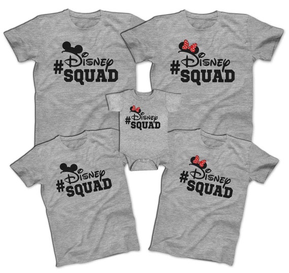 Camisa de Disney Squad Camisetas de Disney Family Camisas - Etsy México